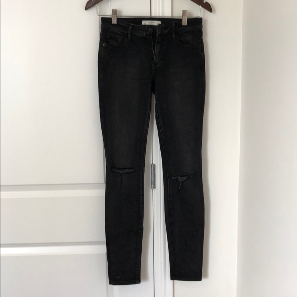 Abercrombie & Fitch Women's Black Skinny Jeans
